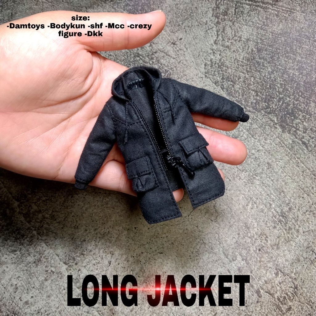 Kitbash 1/12 long jackek B-1 (BLACK) | Shopee Singapore