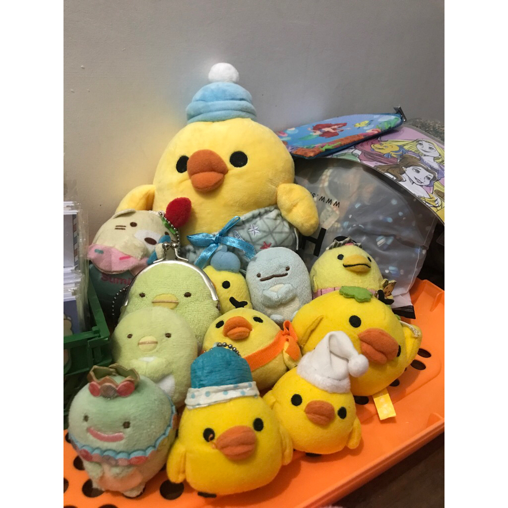 Boneka Sumiko Gurashi Tokage Neko Bebek rilakkuma ganci / boneka kecil upil size tenori - Gambar 2