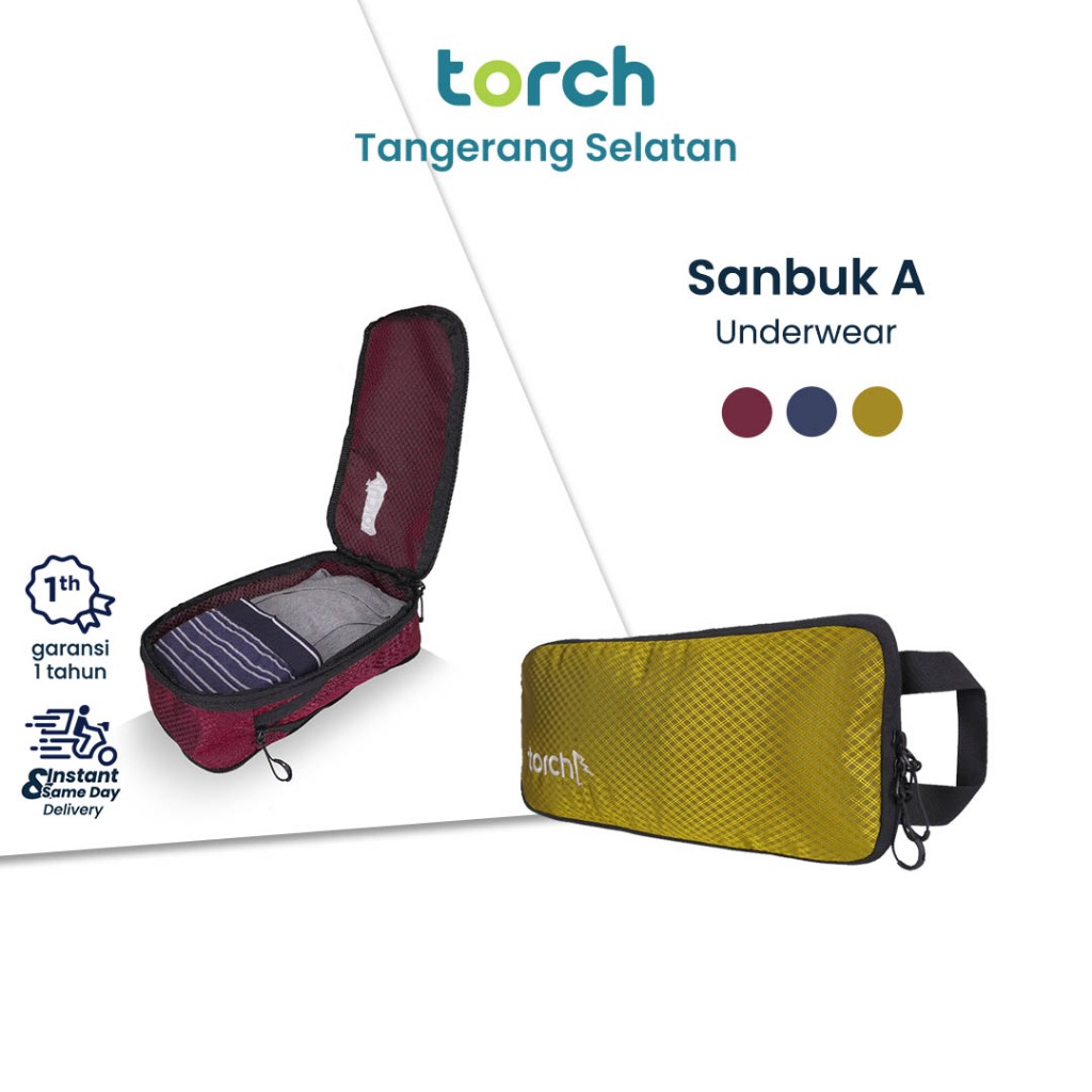 TORCH Sanbuk A Inner Underwear Pack Cloth Bag Travel Organizer Storage ...