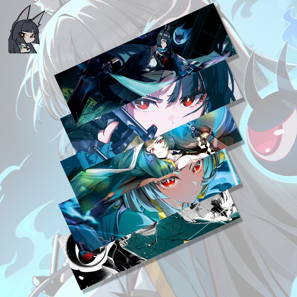 Stiker Slap Miyabi Zenless Zone Zero - Sticker Vinyl Waterproof ...