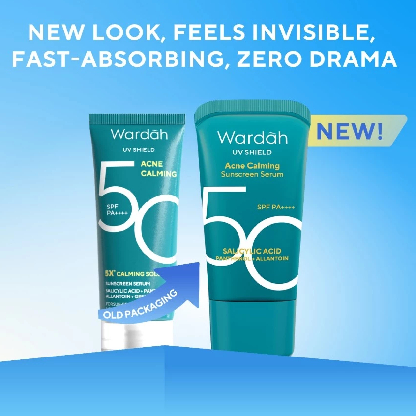WARDAH UV Shield Acne Calming Sunscreen Spf50 / Spf35 Pa++++ / Merah Jingga Official - Gambar 4