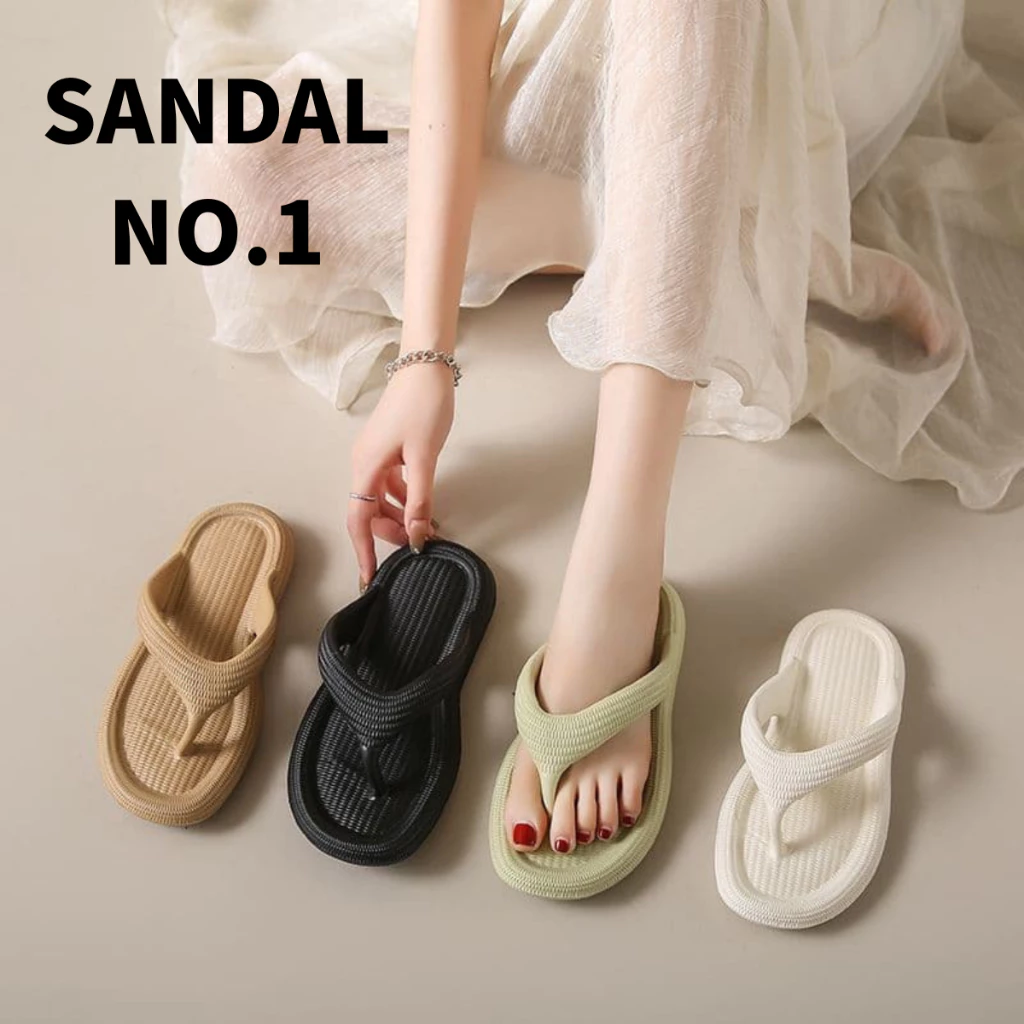 Sandal jepit wanita, sandal jepit wanita anti selip, sandal wanita modis - Gambar 3