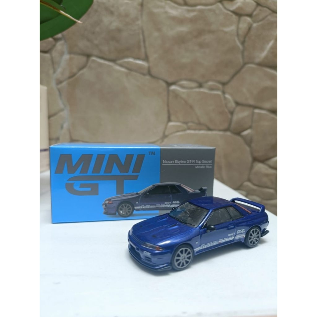 Mini GT Top Secret Nissan Skyline R32 (Metallic Blue) | Shopee Singapore