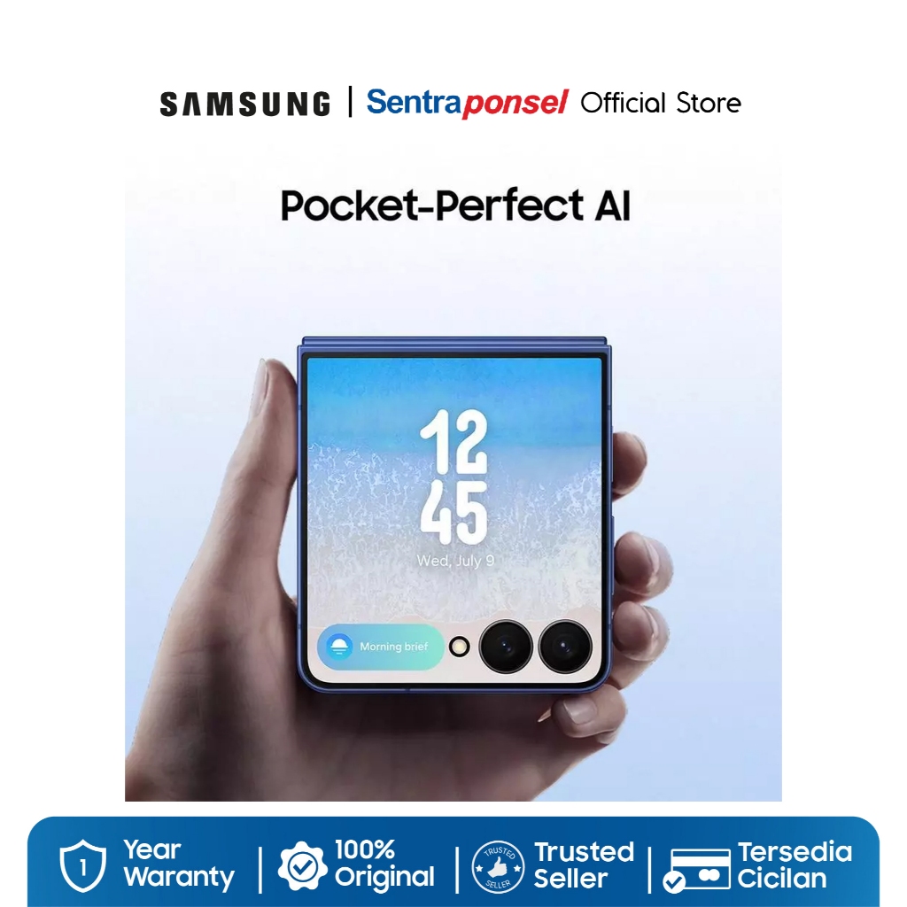Samsung Galaxy Z Flip 7 12GB/256GB 12GB/512GB Hp Lipat AI / Kamera 200MP / GARANSI RESMI - Gambar 2