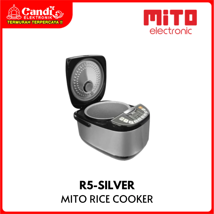 MITO Digital Rice Cooker MultiFungsi Kapasitas 2 Liter R5+ R5-SILVER - Gambar 4