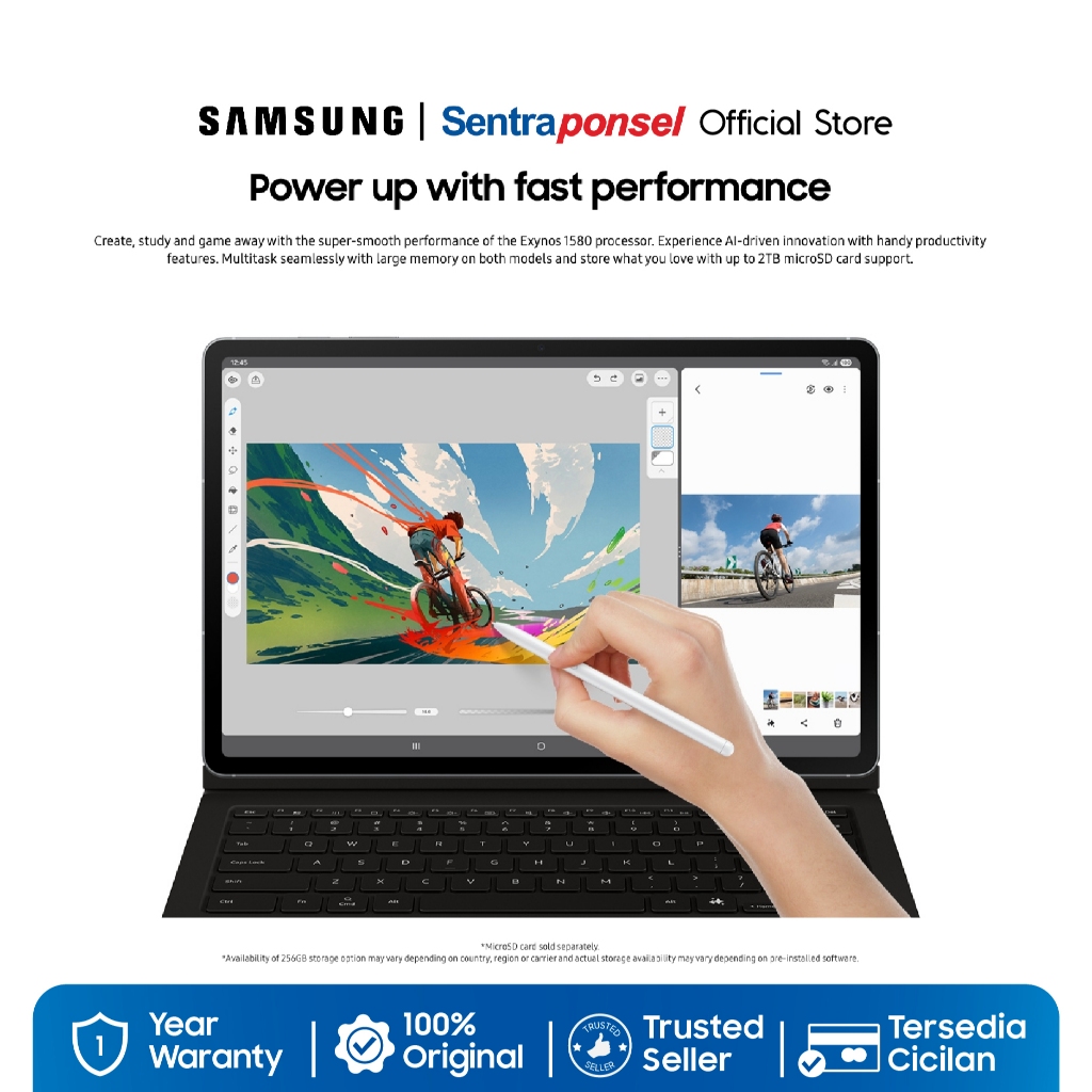 Samsung Galaxy Tab S10 FE 5G 8GB/128GB Tablet AI / Galaxy AI / Layar besar - Garansi Resmi Samsung Indonesia - Gambar 2