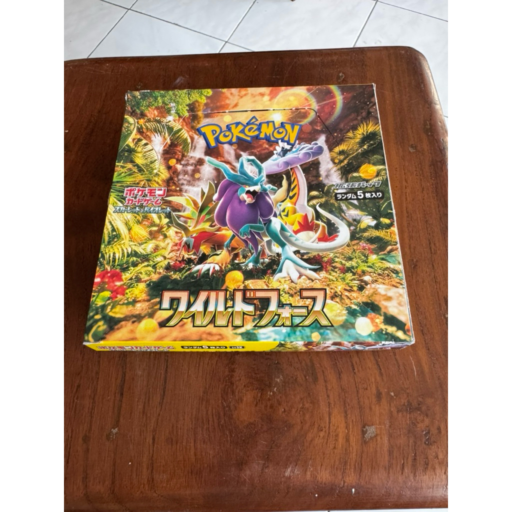 Pokémon Wild Force Korean Booster Box - Scarlet & Violet [sv5K
