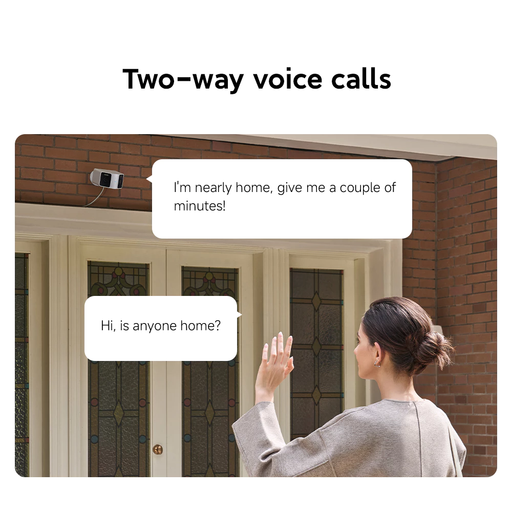 Xiaomi Outdoor Camera CW100 Dual / Dual 3MP lens camera / Ultra-wide view with AI detection / Two-way voice calls / IP66 water & dust resistant [Official Store] - Gambar 4