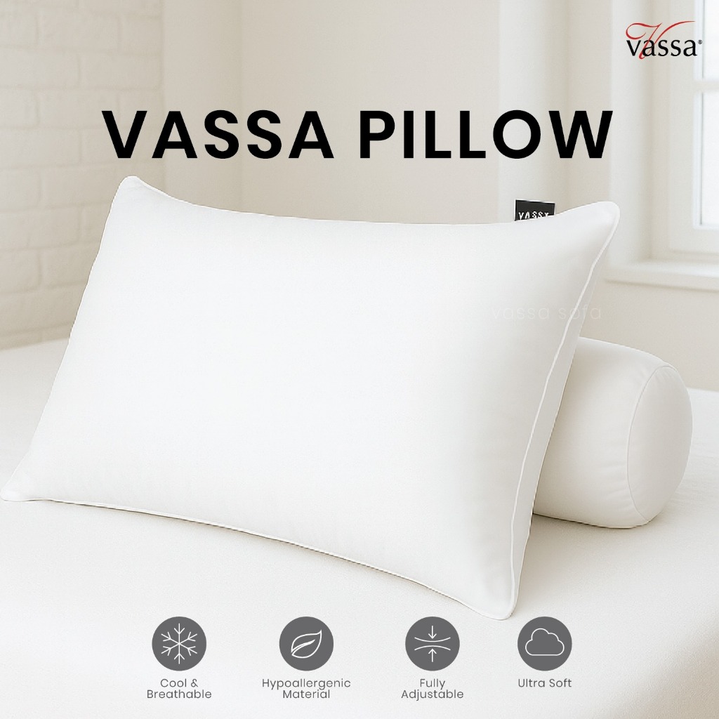 Bantal Dan Guling Dacron Premium by Vassa