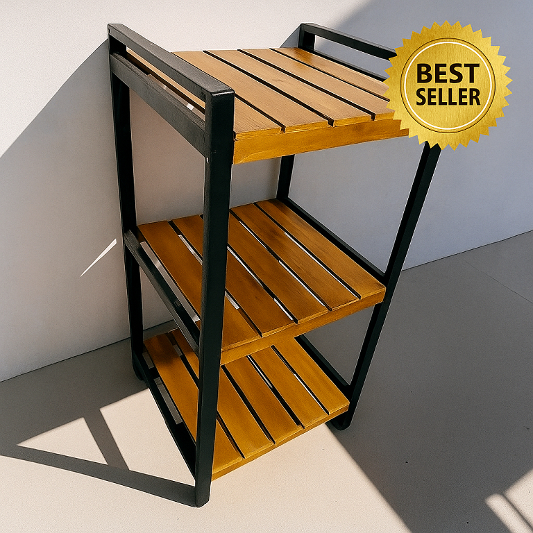 ORIGINAL Multipurpose Gallon & Mejikom Rack - Minimalist Wooden Table ...