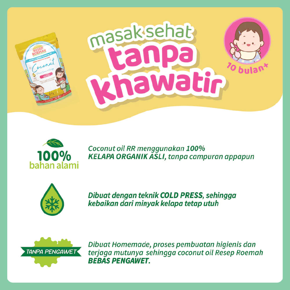 Resep Roemah Healthy MPASI Cooking Oil / Minyak Goreng Sehat MPASI - Gambar 2
