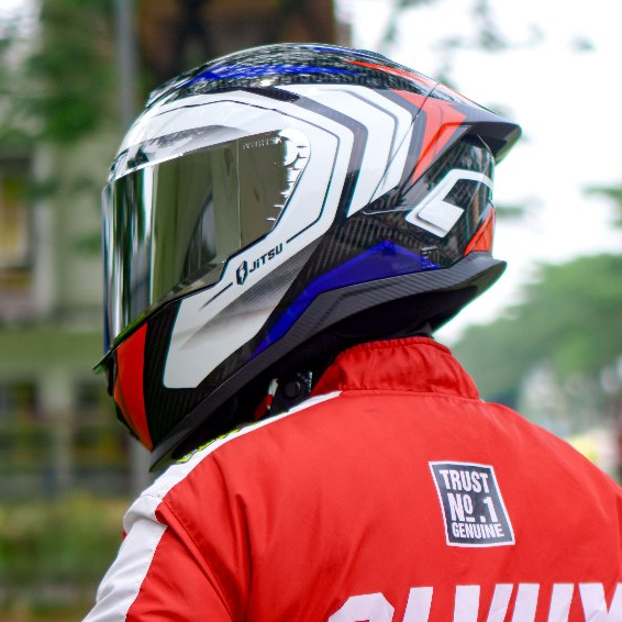 Helm JITSU AIR 1 Full Face SNI Solid Terbaru - Gambar 2