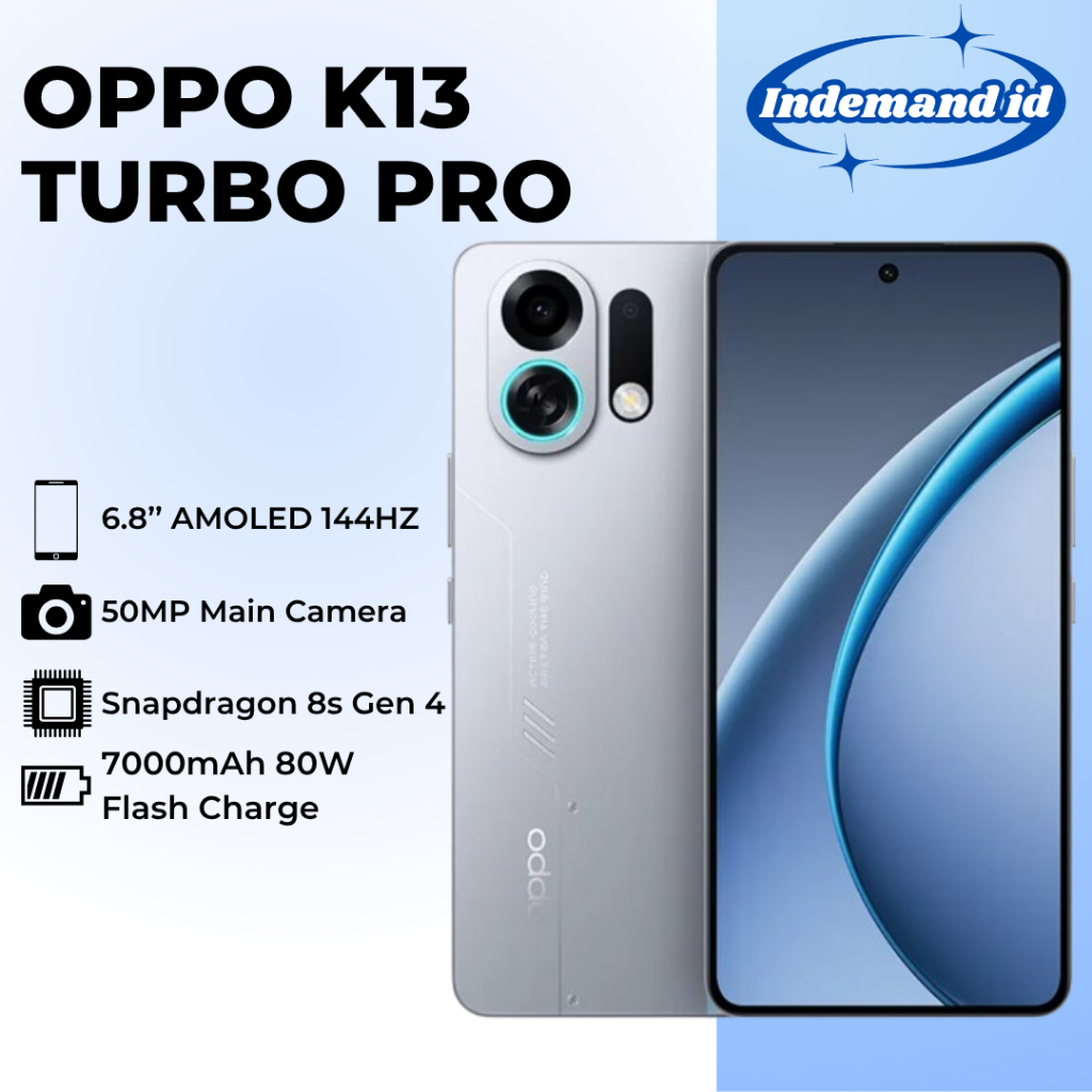 K13 Turbo Pro 5G 6,8''AMOLED 144HZ Snapdragon 8s Gen 4 7000mAh 80W
