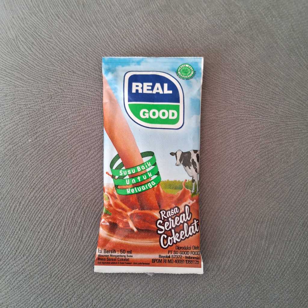 Susu Bantal Real Good Susu UHT Real Good Mini Aneka Varian Rasa - Netto 50ml X 10 pcs - Gambar 2