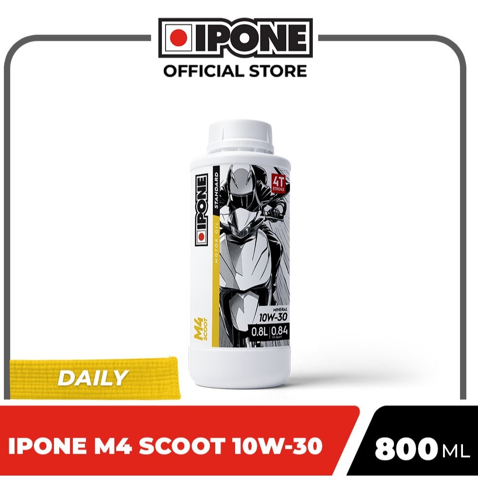 Ipone M4 SCOOT 10W-30 0.8L - Oli Motor Matic - Gambar 2