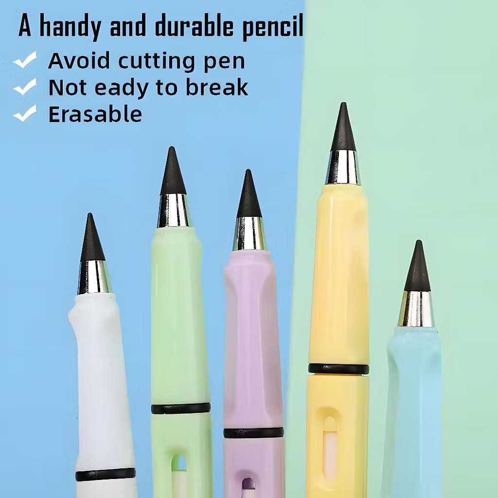 Pensil Ajaib Viral 12 Pcs Tidak Perlu Mengasah - Gambar 4