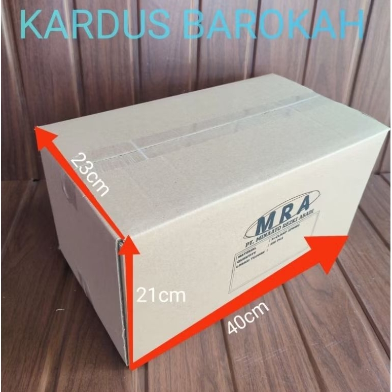 NEW BRANDED CARDBOARD [MRA] 40cm x 23cm x 21cm Thickness 4mm Never Use ...