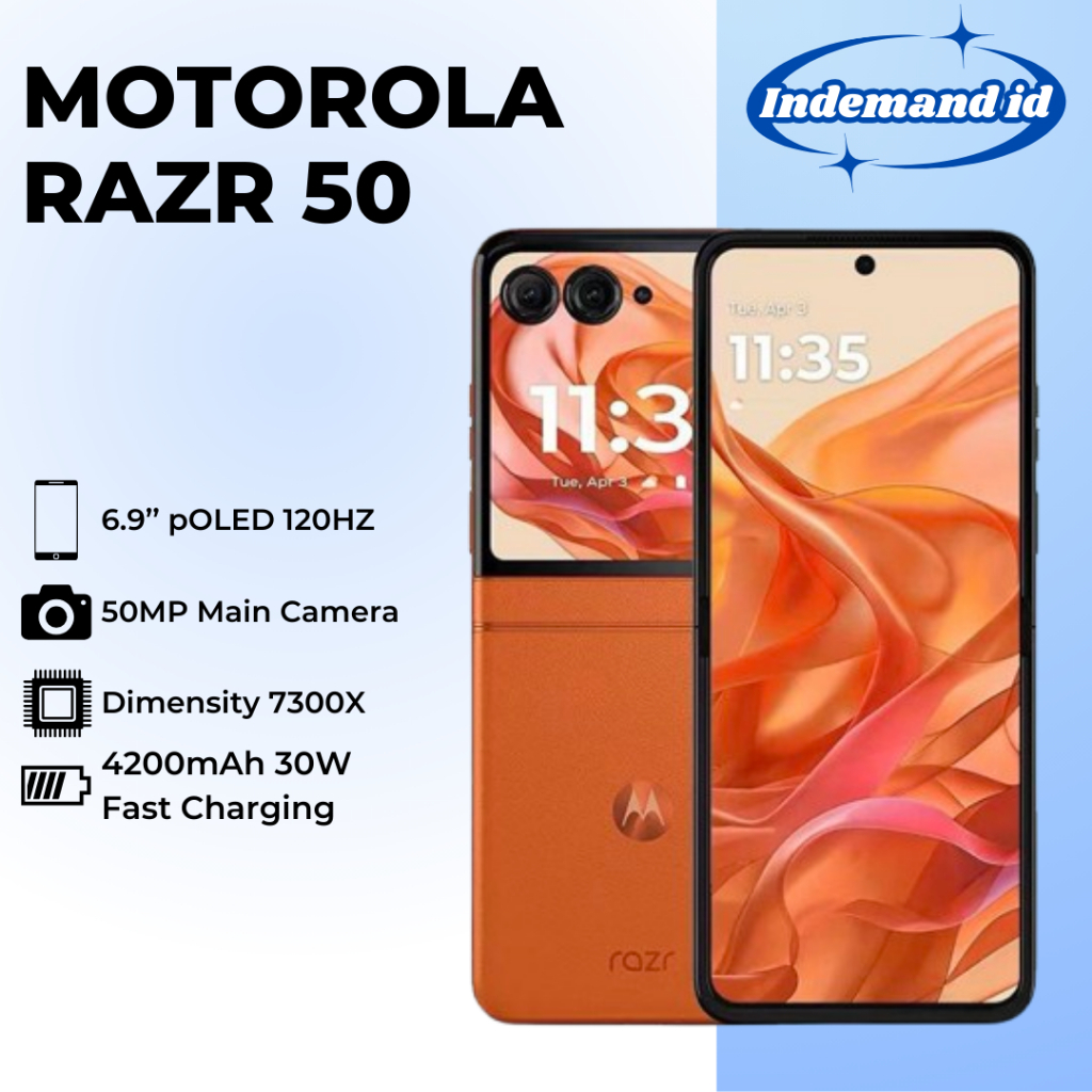 Motorola Razr 50 5G 6.9" 120Hz Dimensity 7300X 4200mAh 30W