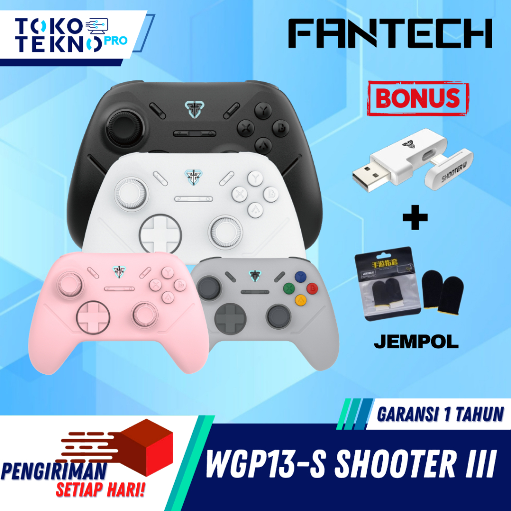 Fantech WGP13 / WGP-13 / WGP13s / WGP-13s Shooter III 3 Wireless Gamepad Joystick