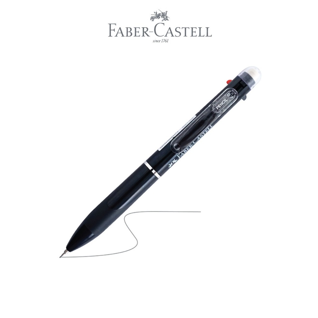 Faber-Castell Pulpen Ballpoint Pen Pensil Multifungsi 3-in-1 - Gambar 2