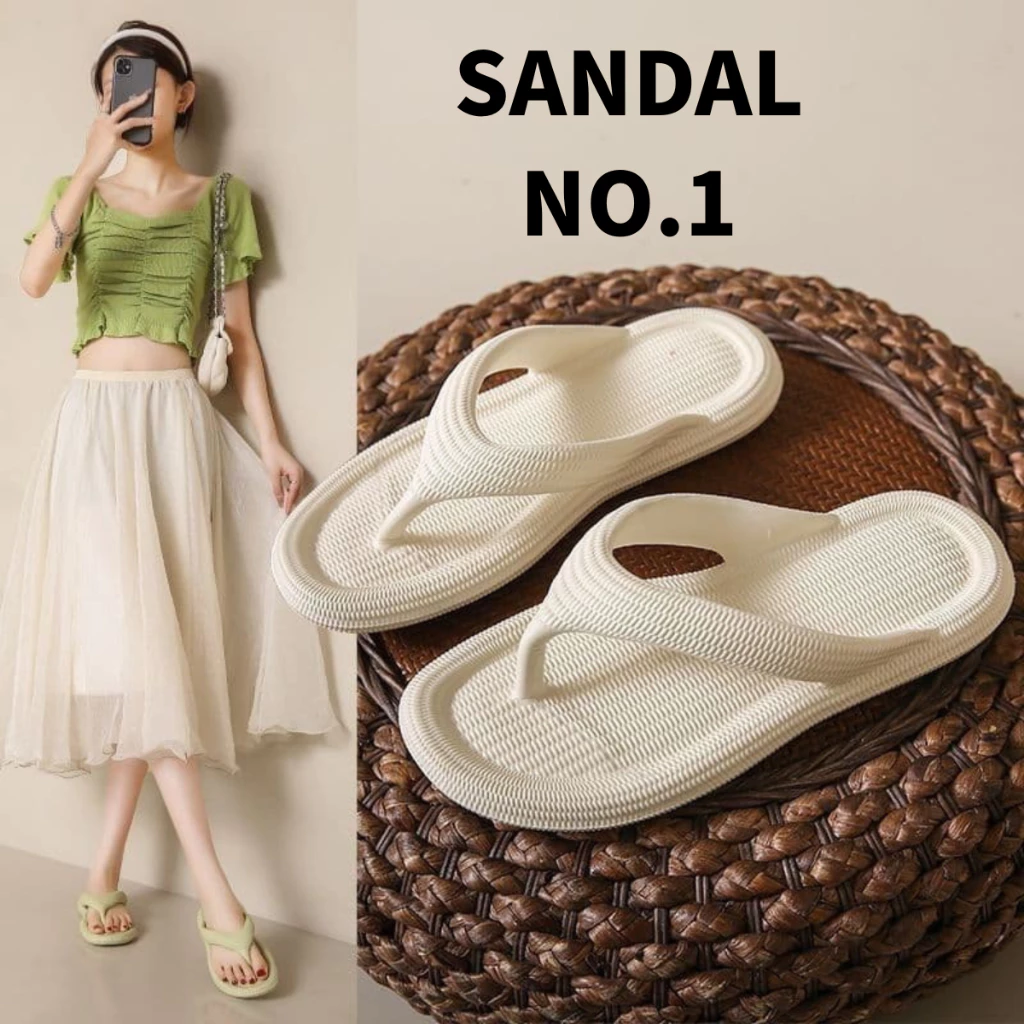 Sandal jepit wanita, sandal jepit wanita anti selip, sandal wanita modis - Gambar 2