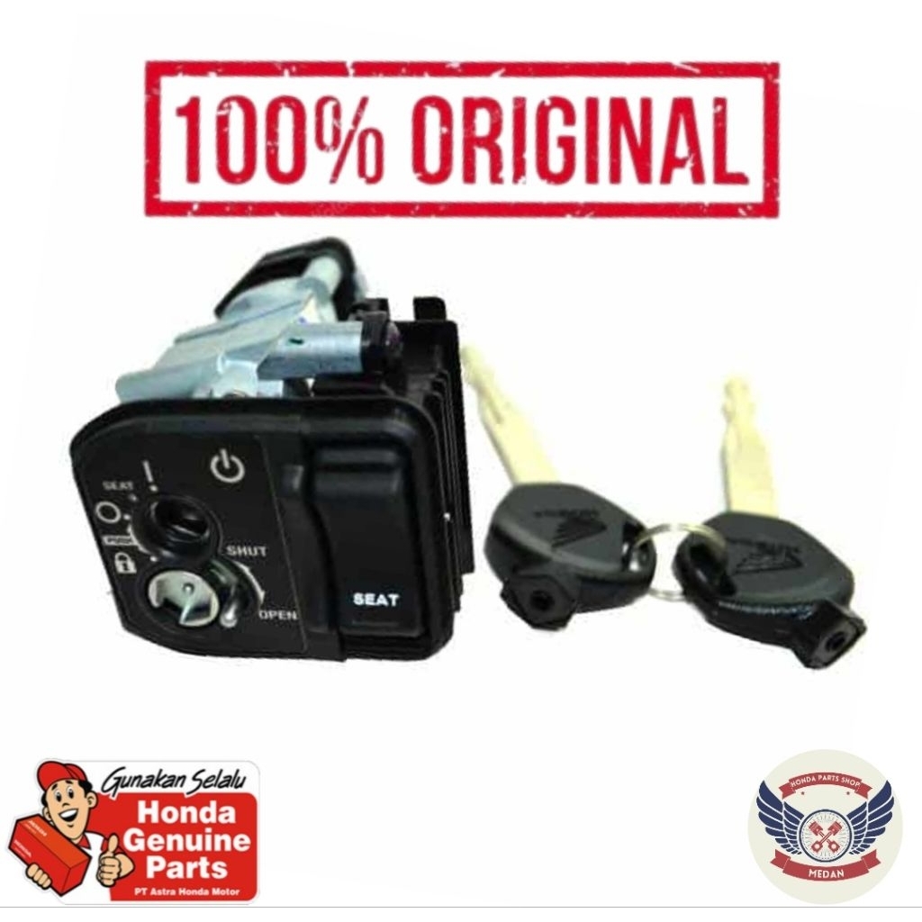 35010K1AN00 - Ignition Key Set - BEAT deluxe & Street Led K1A K1AL V1 ...