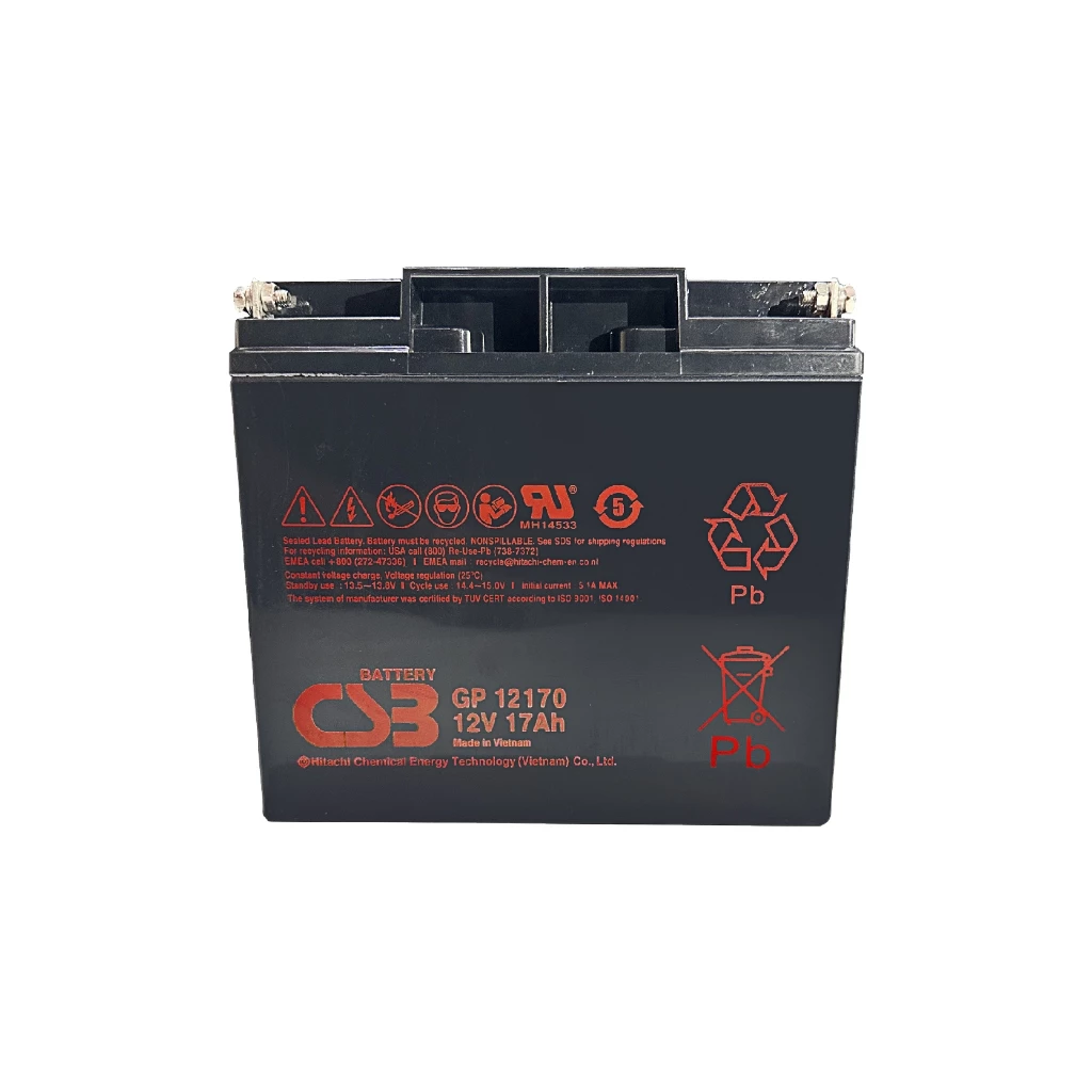 CLEARANCE Baterai Aki Kering Battery CSB GP 12170 GP12170 12V 17Ah. Baterai VRLA Standar UPS - Gambar 2