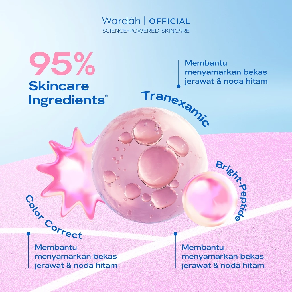 Wardah Sunscreen UV Shield Tinted Tone Up SPF 50 PA 30 ml - Makeup Primer, Base Make Up, Mencerahkan Wajah, Samarkan Noda Hitam, Tidak Lengket, Cepat Meresap - Sunscreen No. 1 Sunscreen of the Year - Skincare - Gambar 4