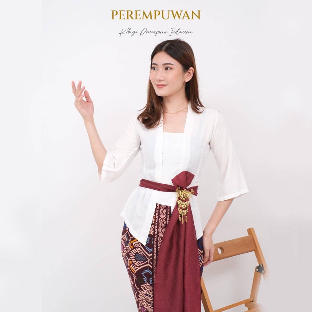 HITAM PUTIH SAMAYA Kebaya Bali Kutu new Politikaru Encim Modern Black
