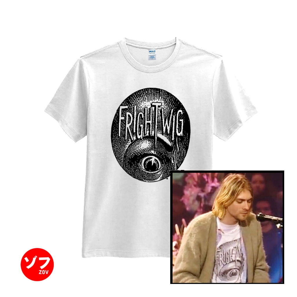Kurt cobain frightwig t-shirt hotsell