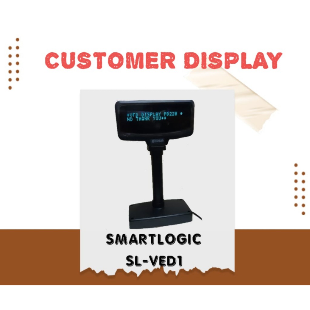 Smartlogic Pole Display VED1 USB Customer Display Smartlogic SL-VED1 ...