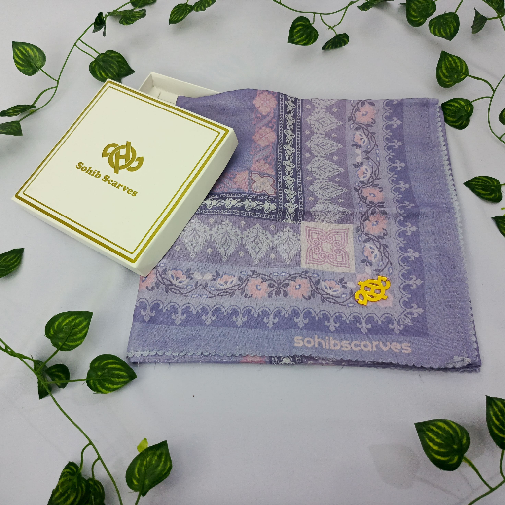 Premium Sublime Lasercut Voile Square Hijab (Box Packaging) - CHACA ...