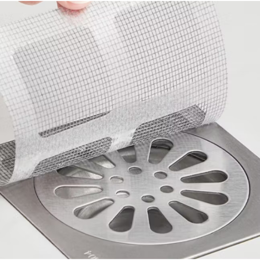 1PCS Jaring Saringan Kamar Mandi Wastafel Tempel Motif Penutup Lubang Penyaring Saluran Air Toilet Anti Nyamuk Kecoa Serbaguna A106 - Gambar 3