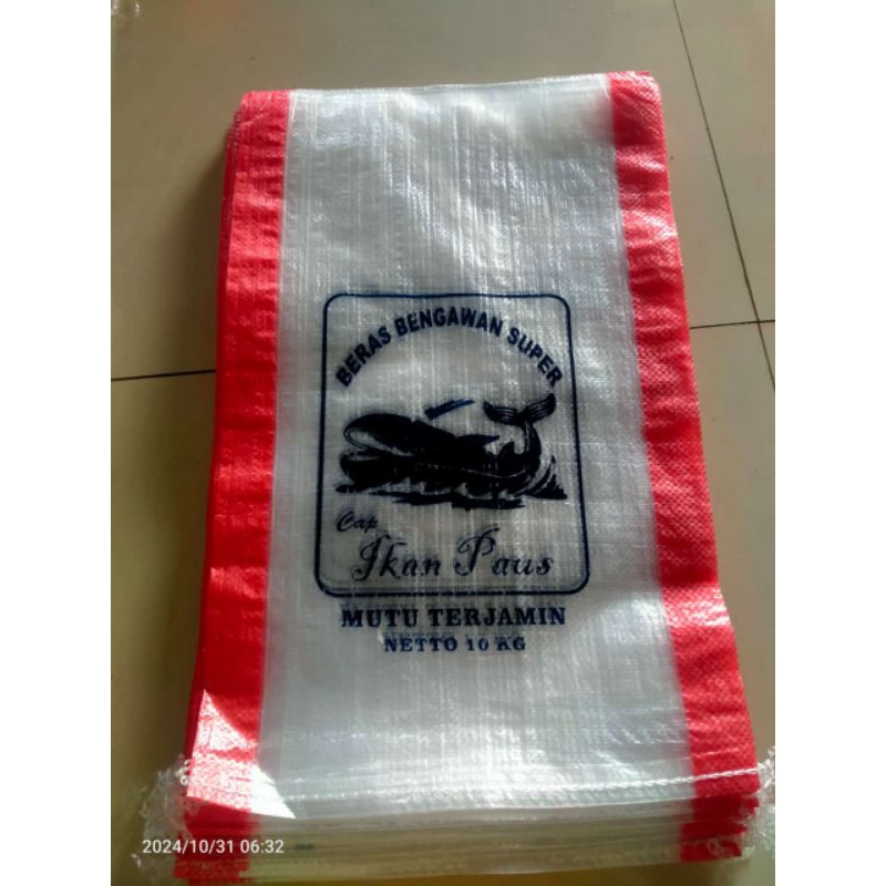 25kg screen printed rice sacks and 10kg clear lines | Shopee Singapore