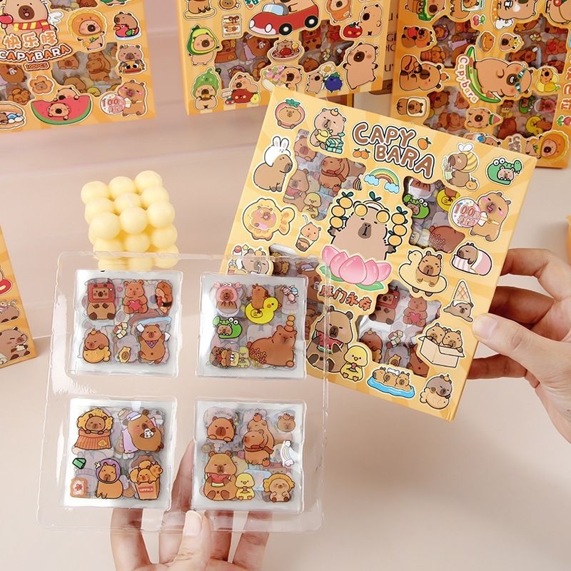 Capybara sticker | Capybara toy | Stickynote capybara | Shopee Singapore