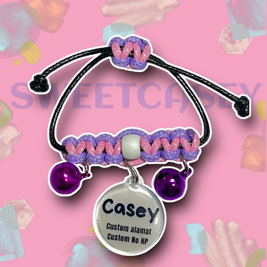 LILLY CAT NECKLACE FREE NAMA/KALUNG KUCING CUSTOM NAMA - Gambar 4