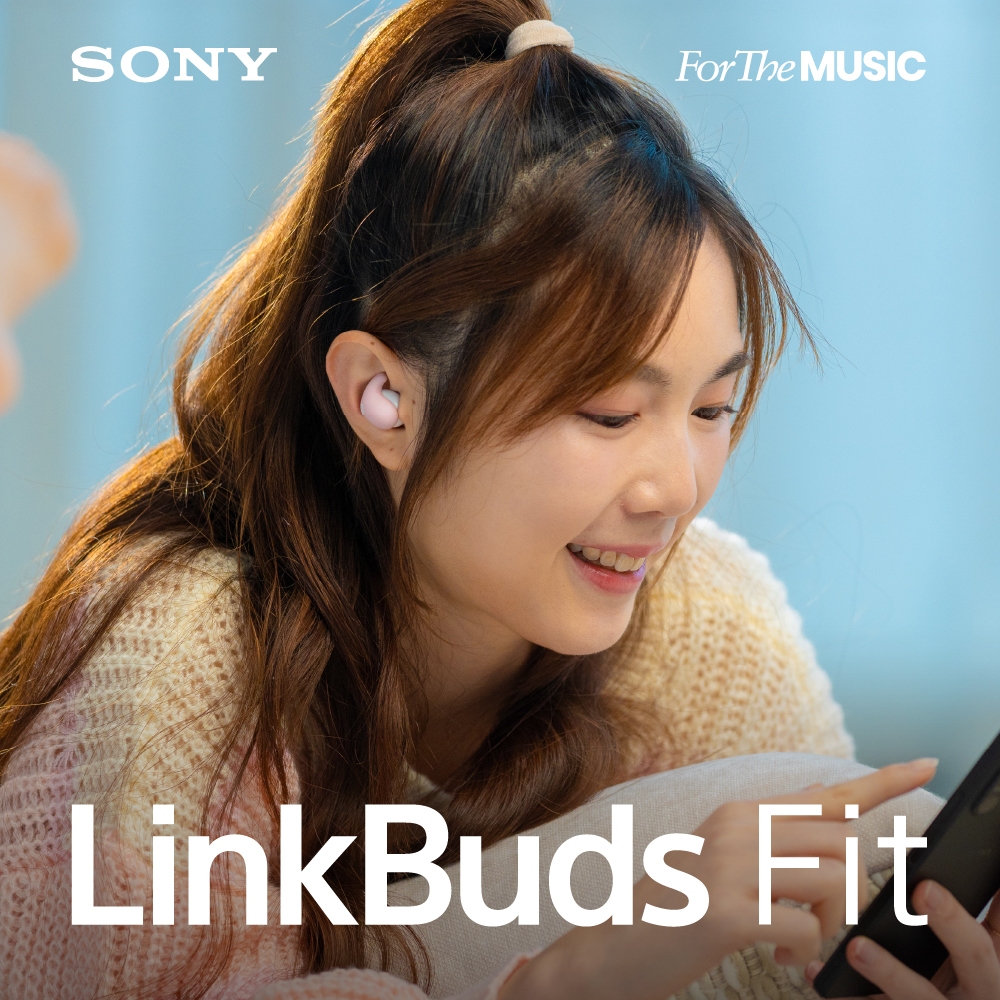 SONY LinkBuds Fit TWS Truly Wireless Noise Cancelling Earbuds with Bluetooth 5.3, Adaptive Sound, 24 Hours Battery, IPX4 - Gambar 2