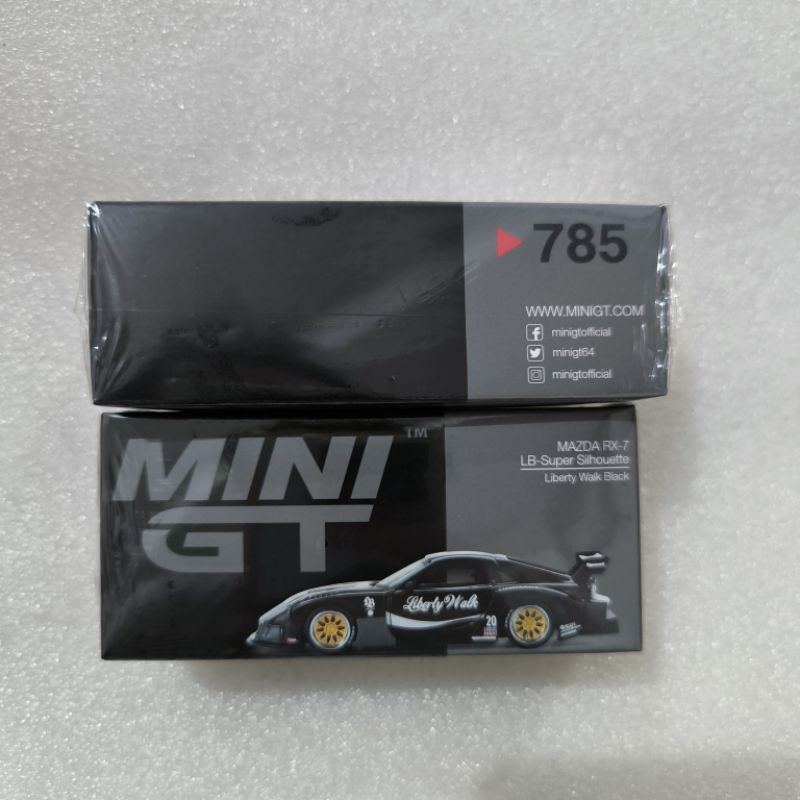 MINI GT 785 LBWK MAZDA RX7 LB SUPER SILHOUETTE LIBERTY WALK BLACK ...