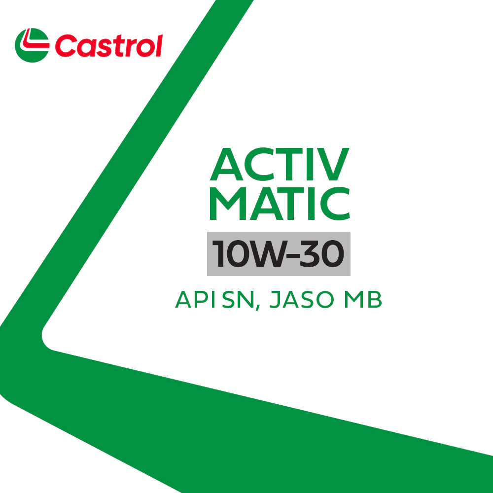 Oli Mesin Motor Castrol ACTIV Matic 10W-30 (0.8L) - Gambar 3
