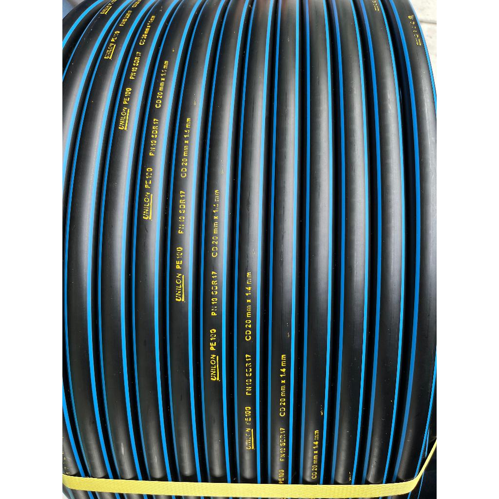 PIPA HDPE UNILON 1/2 INCH (20MM) PN10 SDR17 PE-100 - 1 ROLL 50/100 METER - Gambar 2