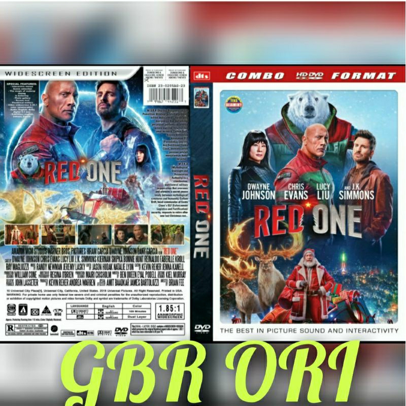 DVD Red One GBR ORI 2024 (Dwayne Johnson) | Shopee Singapore