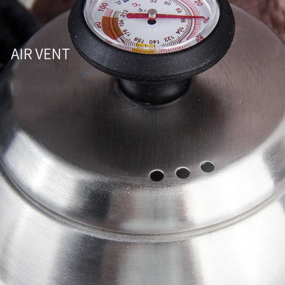 ONE TWO CUPS TEKO KOPI LEHER ANGSA GOOSENECK POUR OVER THERMOMETER - OTC201 - Gambar 3