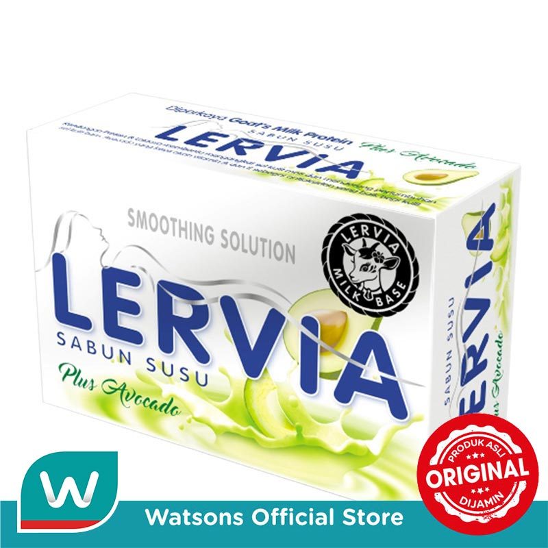 Lervia Sabun Susu Plus Avocado 90 g - Gambar 2