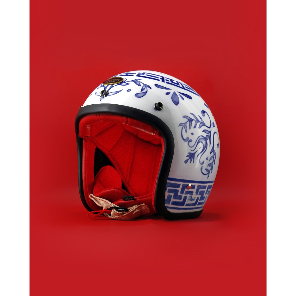 Helm Smokey Imlek with Key Chain Imlek Edition - Open Face Helmet - Imlek Series - Limited Edition