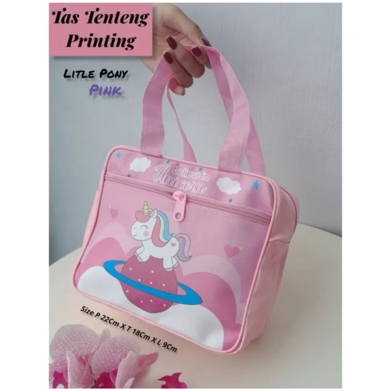 Tas Tenteng Unicorn Printing Tas Bekal Kotak Unicorn - Gambar 4