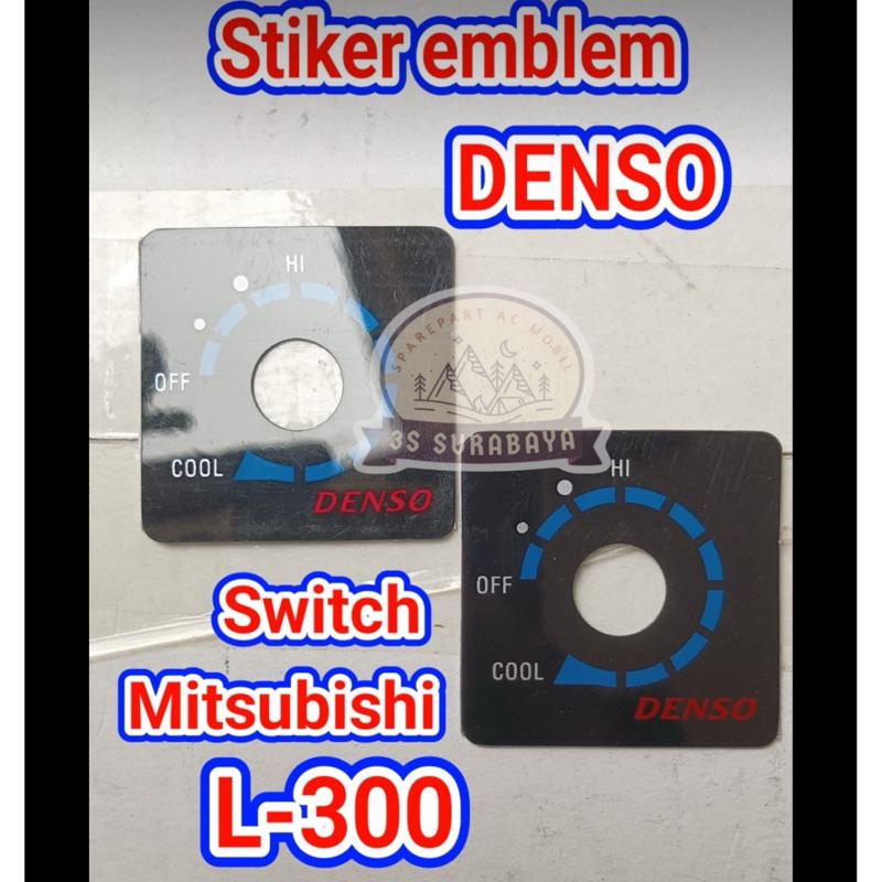 Denso Plate Emblem for L300 Mitsubishi Car Ac (New) | Shopee Singapore