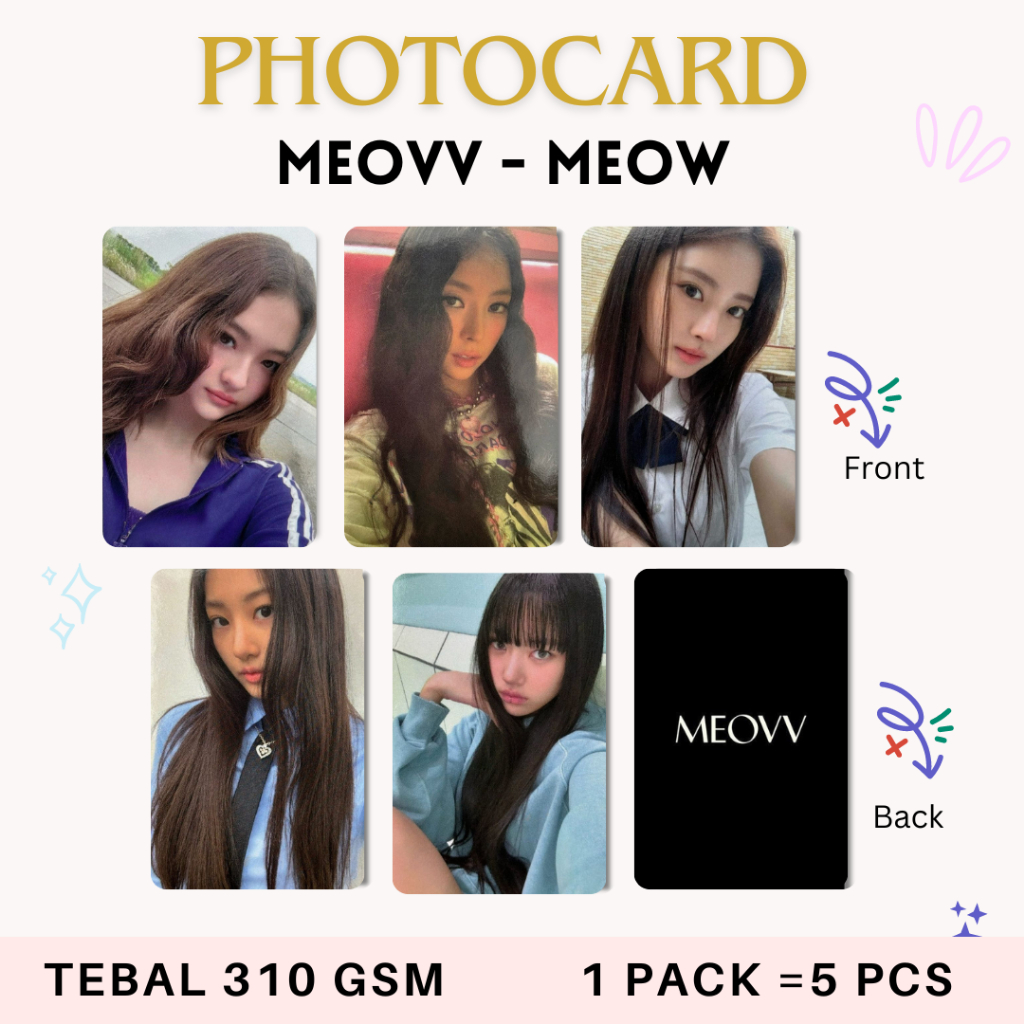 Photocard Meovv Meow (10 pcs) - Meovv Photocard lomo card