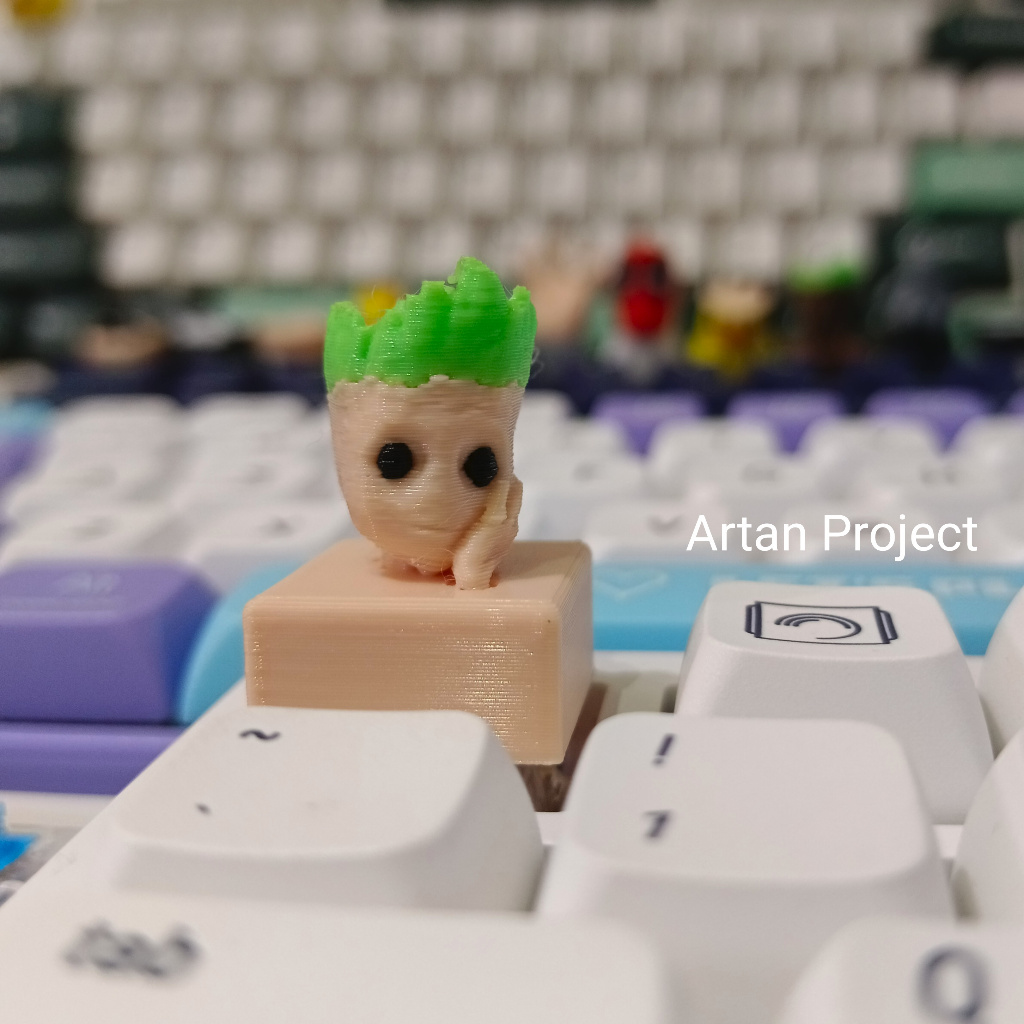 Baby groot artisan keycaps mechanical keyboard | Shopee Singapore