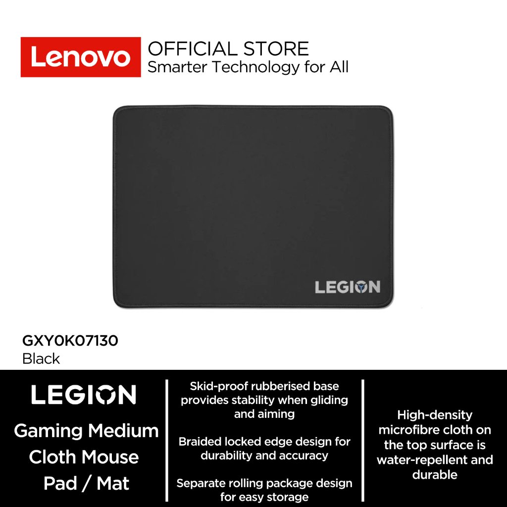 Lenovo Legion Gaming Medium Cloth Mouse Pad / Mat GXY0K07130 (Size 350 x 250 x 3 mm) - Gambar 4