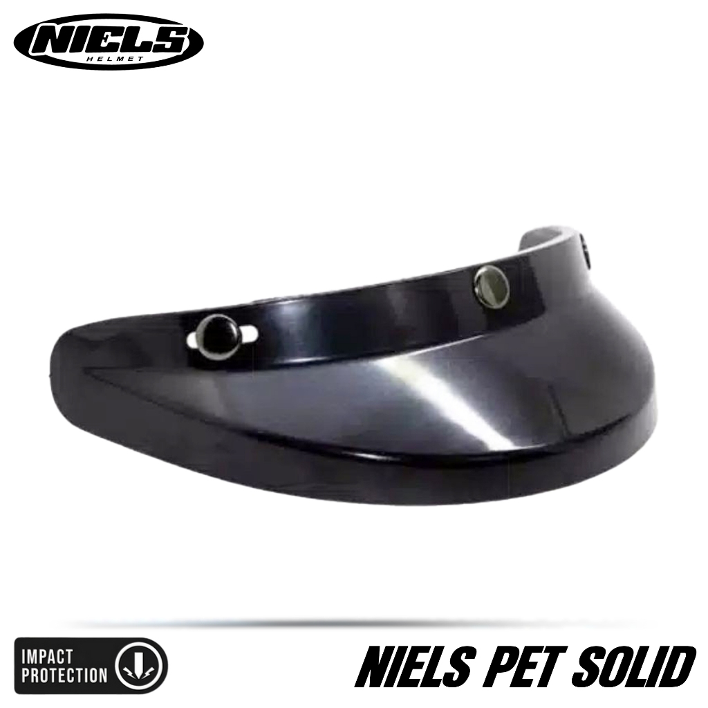 NIELS - Pet Helm Bogo Retro Solid / Transparant